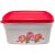 Cutie Alimente Plastic 1.7l Trandafiri 0990Z
