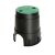 Cutie Pp Rotunda Pentru Valve Mini Terra D160 Negru+verde 212x230 2070000