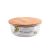 Cutie Rotunda Din Sticla +capac Bamboo 400ml 430-R-B-400