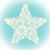 Decor Fereastra LED Stea Cu Baterii KID 503 B/WW