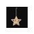 Decor Lemn FEREASTRA/USA Stea Cu OM De Zapada LED Alb Cald KLW 17 S
