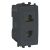 Easy Styl Priza 2P 1m Negru