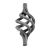 Element Spiralat Baza 12x12mm H130mm L60mm-12080