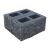 Element Stalp Dublu 40X40X20 Negru 1445