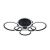 ER_LUSTRA LED LUMIA 90W 6300lm 3CCT TL IP20 NEGRU EL0086925
