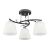 Er Lustra Valentine Crom, Negru+alb, 3xE27, 60 W, EL0037992
