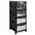 Etajera Cu 4 Sertare DECO-NEGRU D009/dct