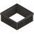 Extensie PP Base Negru Pt Camin Patrat A15-C250 300x300 8370E-N