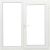 Fereastra PVC 5 Camere 1200x1200 Mm