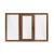 Fereastra PVC 5 Camere 800x1200 Mm