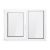 Fereastra PVC Dubla 5 Camere 1200x1200 Mm DD