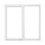 Fereastra PVC Dubla 5 Camere 1400x1200 Mm DD