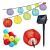 Ghirlanda Solara, Lampioane Chinezesti, LED, 2V, 10 Buc, 2 Moduri Iluminare, IP44, 7.5 Cm, 3 M