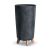 Ghiveci De Flori Antracit Gracia Tubus Slim Cu Efect De Beton DGTL240E-S433