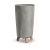 Ghiveci De Flori Gri Deschis Gracia Tubus Slim Cu Efect De Beton DGTL240E-422U