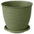 Ghiveci Ratan Cu Farfurie 26 L Verde