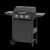 Gratar Gaz 3 Arzatoare 22167