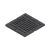Gratar PP Base Negru Pentru Camin Patrat A15 400x400 34801-N