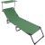 HR Sezlong Cu Parasolar 186x55x24 Verde DSZP011