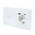 Intrerupator Simplu Din Sticla Cu Touch Combinat Cu Priza Schuko Si Mufe USBPNI SH115W