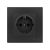 KE20807C Klaus Lycia Priza Aplicata Simpla Neagra