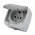 KE21109 Klaus IP54 Priza Suprafata Alba Shucko