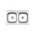 Chiuveta Inox 1002 Mm 80X50 2C Sanobi (1/1)