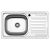 Chiuveta Inox 2001 BSM 760X435 1C1P ST Sanobi(1/10)