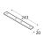 LW6 Coltar Ingust 243x24x4 Mm 4456