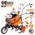Motosapa Dac 7000acc4+roti Cauciuc+rarita+plug+adaptor+dispoz.scos Cartofi+roti Met+cultivator