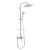 NP74-BAQ7U Square-set 2 In 1: Baterie Dus Cu Set Dus Fix Si Para Dus