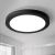 Nv Spot Aplicat Rotund Led 24w 6400k Negru El75360