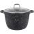 Oala Din Aluminiu Turnat Cu Capac Din Sticla 24x16.5cm 6.2 L GM 0624