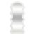 Oglinda De Perete Emily Wave 114 X 54 Cm, MDF Alb 206441