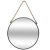 Oglinda Eden Din Franghie, Diametru 38 Cm, Metal Negru 121409A