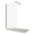 Paravan Dus Walk-in 1004015 Sticla Sablata 8 Mm Profil Negru Mat Tija Extensibila 100x200 Cm