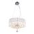 Pendul Light Chrome Metal Bars Silver Metalic K5 Crystals Clear 400x1300 4xe14 40w 230v 15091h