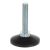 Picior Plastic Reglabil FI 50X26 Mm Negru 31030
