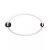 Plafoniera FIORA PL1, 3000K/4500K/6500K, IP20, 220-240V, Negru, Metal KL151100