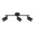Plafoniera SPIKE 3-B, IP20, 220-240V, GU10, H 15,5 X L 42 X W 8 Cm, Negru, Metal KL163011