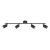 Plafoniera SPIKE 4-B, IP20, 220-240V, GU10, H 15,5 X L 79 X W 8 Cm, Negru, Metal KL164001