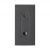 Priza Antracit Mat 1m EL74864