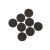 Protectie Autoadeziva Pasla FI25X3mm Neagra 6 BUC/BLISTER 25071