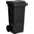 Pubela 120l Negru RS