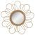 Rattan Mirror Flower D38 Medium Beige 162206
