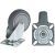 Roata 125X34  H155 Cu Placa Rulment Capacitate 100kg