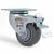 Roata Pivotanta Cu Flansa Gri Cu Frana 75x31-679670
