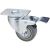 Roata Pivotanta Cu Flansa Gri Fara Frana 125x31-679669