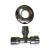 Robinet Coltar Sfera 1/2-3/8 Bazic Optima Rida