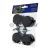 Rotila FI40 Mm Cu Placa 38X38 Mm Si Blocare Negru 4BUC/PUNGA Cu Header 33512